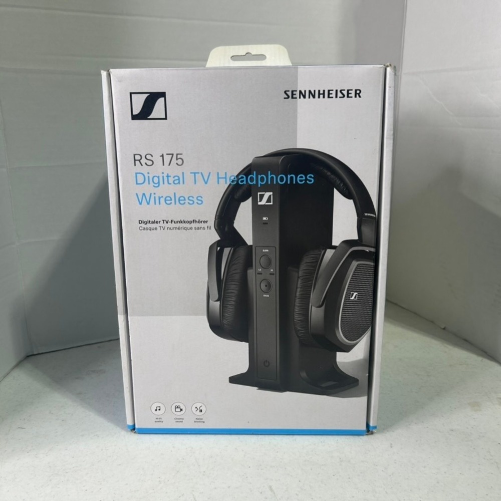 Sennheiser RS 175 Digital Wireless TV Headphone System Black 505563